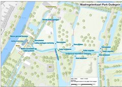 Kaart werkzaamheden Park Oudegein
