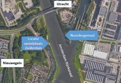 Locatie beoogde opstelplaatsen Zuidersluis