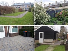Vier verschillende tuinen, met elk een ander Tuinlabel