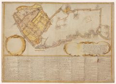 Kaart waterschap Heycop uit 1650
